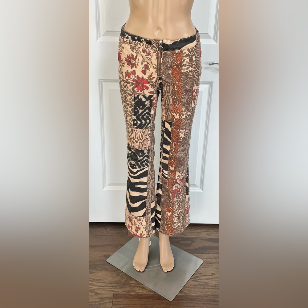 FREE PEOPLE JETT LOW RISE JUNGLE COLLAGE..